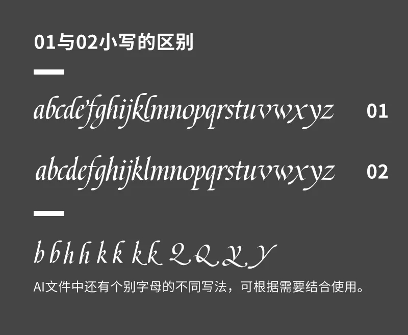 ZCOOL?Addict?Italic(站酷意大利體)?